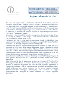 Stagione influenzale 2011-2012
