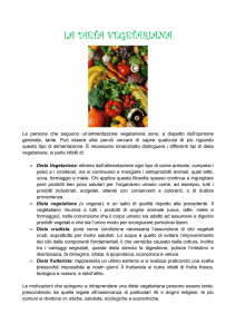 la dieta vegetariana - Studio Sanitario Cardano al Campo