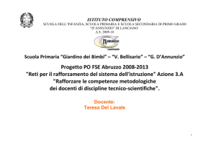 Progetto PO FSE Abruzzo 2008-2013