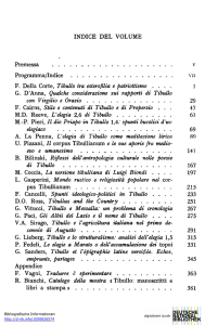 INDICE DEL VOLUME Premessa v Programma/Indice vii F. Della