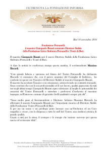 scarica pdf - Fondazione lirico sinfonica Petruzzelli e teatri di Bari