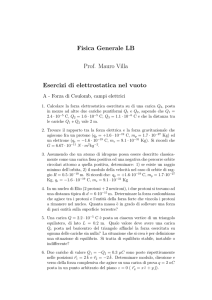 Forza di Coulomb, campo elettrico, dipoli e legge di Gauss, Potenziali