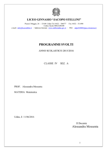 4A - Liceo classico "Jacopo Stellini"