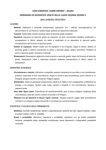Programma Finale 2aE.pages - Liceo Scientifico Statale Einstein