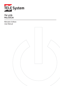 User Manual TV Palco L05 User guide Palco L05