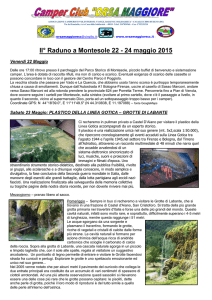II° Raduno a Montesole 22 - 24 maggio 2015