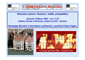 Diapositiva 1 - Istituto Veneto di Scienze Lettere ed Arti