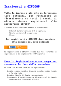 Iscriversi a GIFCOOP