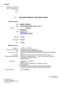 NOTA : ATTUALMENTE IN MOBILITA` L.223/91 FINO AL 31/10/2014