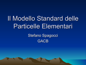 Il Modello Standard delle Particelle Elementari