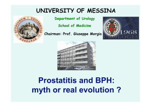 Prostatitis and BPH: myth or real evolution ?