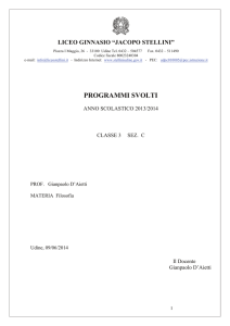 IIIC - Liceo classico "Jacopo Stellini"