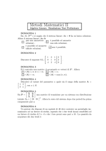 Metodi Matematici II
