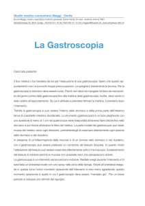 La Gastroscopia - Praxisgemeinschaft Maggi · Oertle