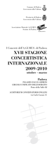 Libretto XVII Stagione 2011-2012