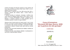 Programma corso "base" - Ordine dei Geologi del Piemonte