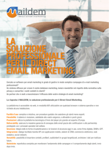 la soluzione professionale per il Direct email marketing.
