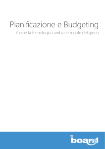 Pianificazione e Budgeting