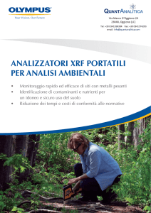 analizzatori xrf portatili per analisi ambientali