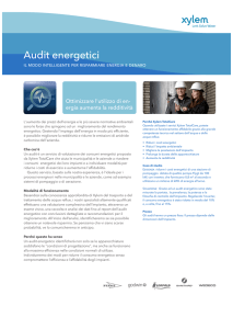 Audit energetici - Water Solutions