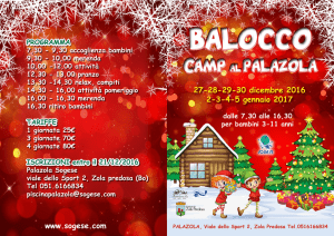 Balocco Camp - UISP Bologna