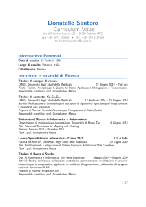 CV (IT) - Università della Basilicata