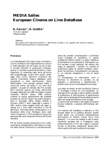 MEDIA Salles European Cinema on Line DataBase