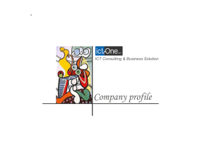 ict-One - Company profile - e