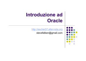 Introduzione ad Oracle