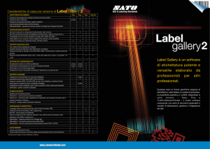 Sato labelGallery brochure