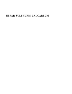 HEPAR-SULPHURIS-CALCAREUM