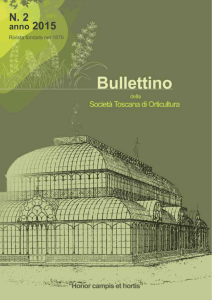 Bullettino 2015 n. 2 - Società Toscana di Orticultura