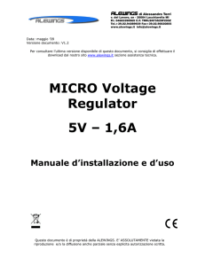 MICRO Voltage Regulator 5V – 1,6A