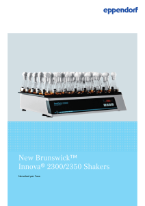 New Brunswick™ Innova® 2300/2350 Shakers