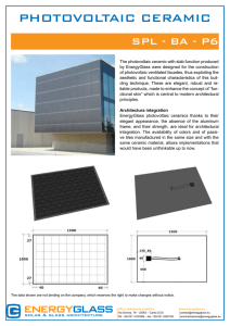 photovoltaic ceramic - EnergyGlass Home page