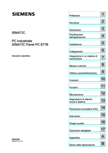 SIMATIC PC industriale SIMATIC Panel PC 677B