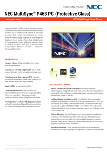 NEC MultiSync® P463 PG (Protective Glass)