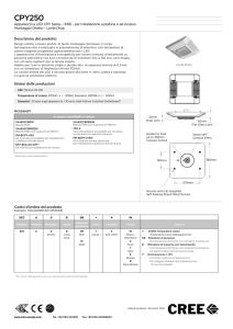 Scheda Tecnica PDF CPY Series Lente Drop