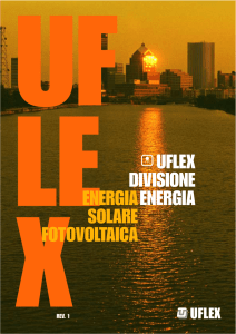 UFLEX DIVISIONE ENERGIA ENERGIA SOLARE FOTOVOLTAICA