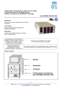 Monitor Stampante Computer Trasformatore di isolamento Serie