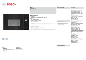 Bosch HMT84M664 FORNO INC MICROONDE NERO