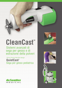 CleanCastTM - De Soutter Medical