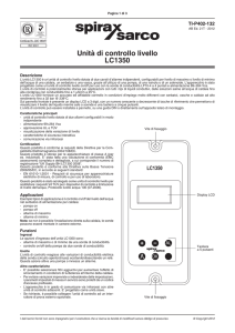 Unità di controllo livello LC1350