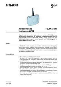 5434 Telecomando telefonico GSM TEL50.GSM