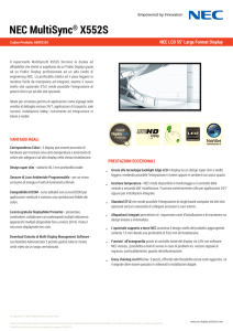 NEC MultiSync® X552S - Concordia Graphics srl