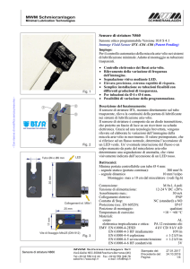 Sensore ottico IFX-C - MWM SCHMIERANLAGEN Srl