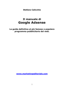 Manuale di Google Adsense - Benvenuti in Calmail Store!