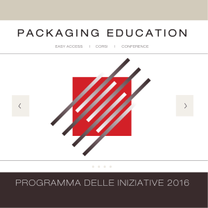 packaging education - Istituto Italiano Imballaggio