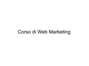 Corso di Web Marketing