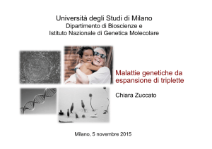 materiale scaricabile - CusMiBio - Università degli Studi di Milano